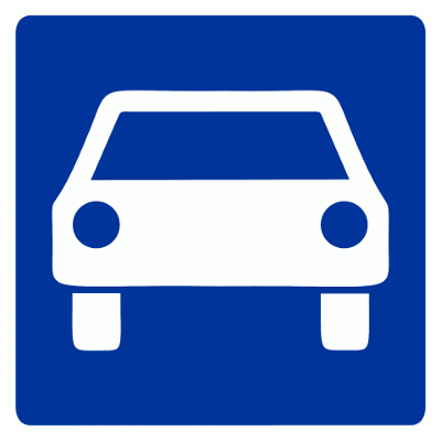 Straße für Autos