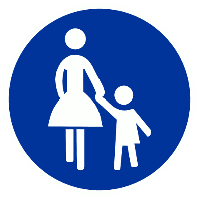 Weg für Fußgänger